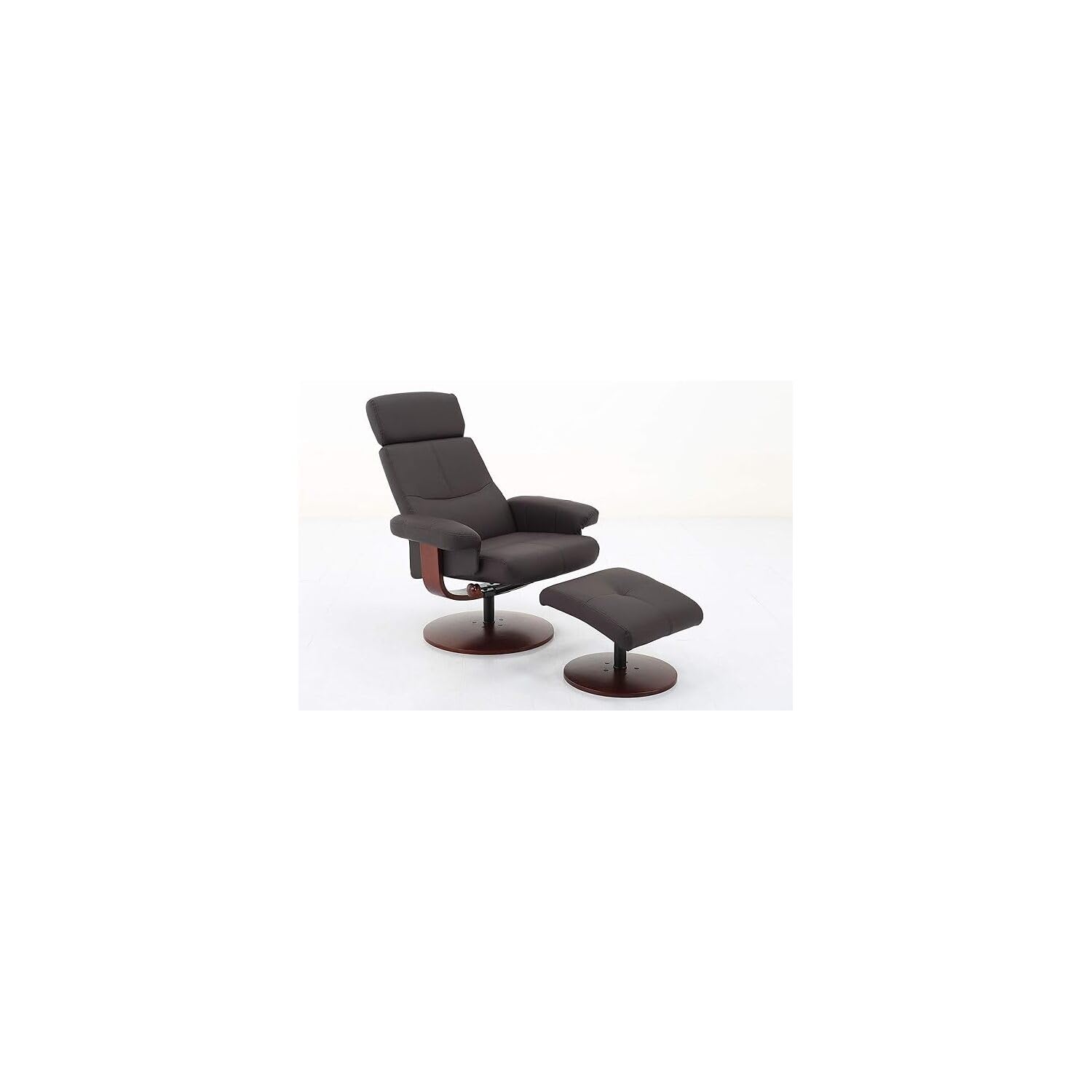 Mac Motion Comfort Chair Collection Roma Brown Polyurethane Recliner